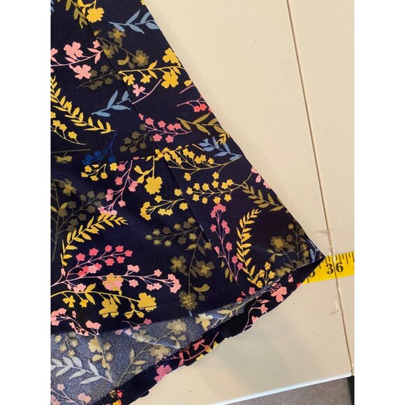 Motherhood Maternity Nursing Floral Wrap Dress Short Sleeve Large - Picture 10 of 11